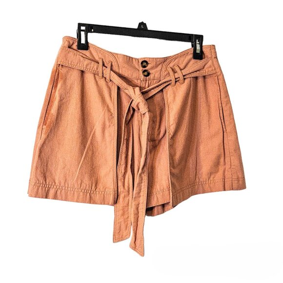 By Together Pants - By Together Chestnut Rose Front Flap Shorts Skort with Pockets Size L